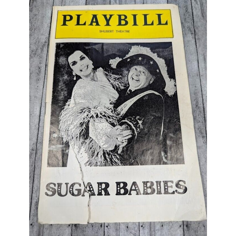 Playbill Sugar Babies Shubert Theatre Mickey Rooney Ann Miller 1979